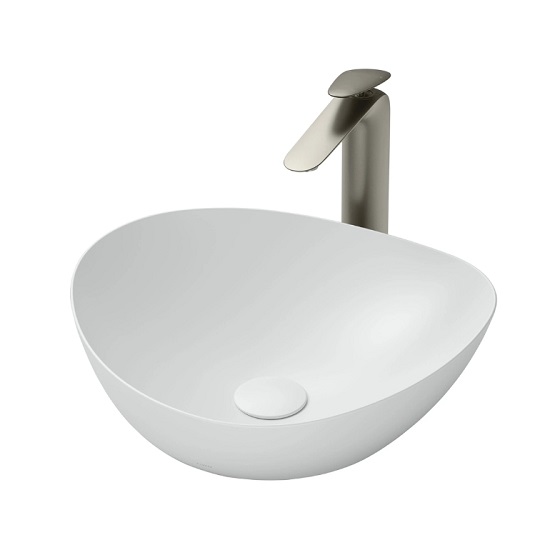 Chậu rửa lavabo màu trắng mờ TOTO LT4704G19#MW