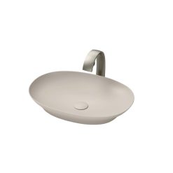 Chậu rửa lavabo đặt bàn TOTO LT4706#MBE màu be mờ