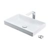 Chậu rửa lavabo đặt bàn TOTO Linear Ceram LT4715G17#XW