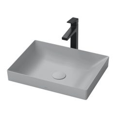 Chậu rửa lavabo đặt bàn TOTO Linear Ceram LT4715G17#MGR xám mờ
