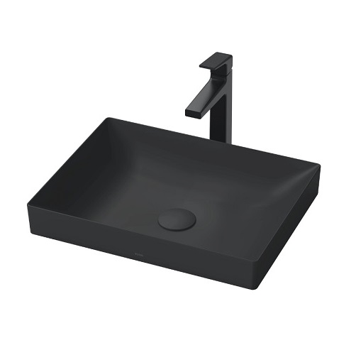 Chậu rửa lavabo đặt bàn TOTO Linear Ceram LT4715G17#MBL