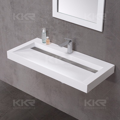 Chậu rửa mặt lavabo đá cẩm thạch nhân tạo MK-0083
