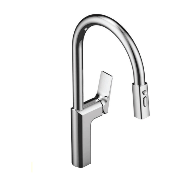 Vòi rửa bát nóng lạnh dây rút Classic KNT3120
