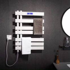 Giàn sấy khăn mặt khăn tắm màu trắng CLM Miken DS801W