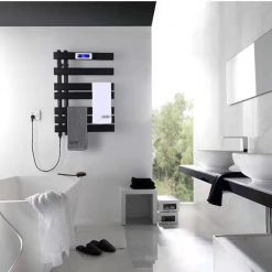 Giàn sấy khăn mặt khăn tắm màu đen CLM Miken 801B