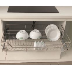 Kệ bát đĩa Inox nan vuông Grob CR-61