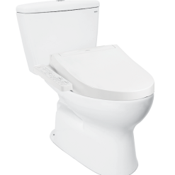 Bồn cầu hai khối kèm nắp rửa điện tử TOTO CS300DRW16