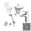 Combo Thiết bị vệ sinh TOTO CS300DT3Y1-LHT300CR-TLS04301V-TBS04302V-DGH104ZR