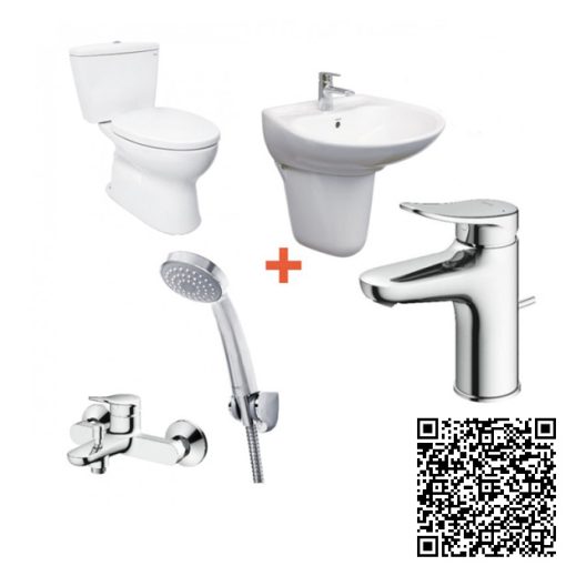 Combo Thiết bị vệ sinh TOTO CS300DT3Y1-LHT300CR-TLS04301V-TBS04302V-DGH104ZR