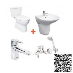 Combo Thiết bị vệ sinh TOTO CS300DT3Y1-LHT300CR-TVLM102NSR-TVSM103NSS