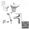 Combo Thiết bị vệ sinh TOTO CS320DRT3-LHT300CR-TLS04301V-TBS04302V-DGH104ZR