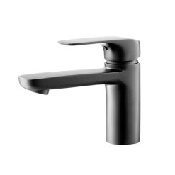 Vòi chậu lavabo nóng lạnh màu đen COTTO CT2123A#BL