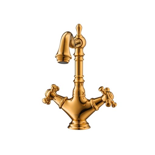 Vòi chậu lavabo nóng lạnh thân cao Glamis COTTO CT2223C18#GR