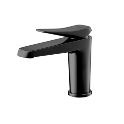 Vòi chậu lavabo nóng lạnh màu đen COTTO CT2301A#BL