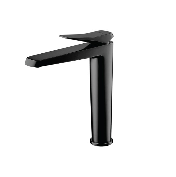 Vòi chậu lavabo nóng lạnh màu đen COTTO CT2302AY#BL
