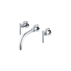 Vòi chậu lavabo nóng lạnh 3 lỗ gắn tường COTTO CT237C20