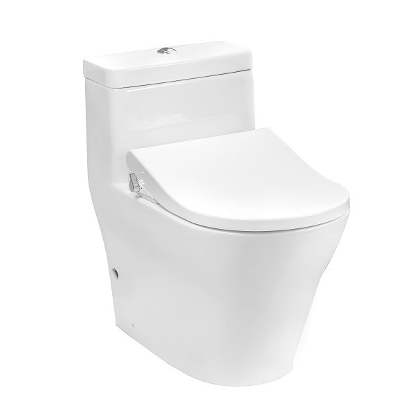 Bồn cầu một khối kèm nắp rửa cơ Ecowasher TOTO CW166RB-TCW09S