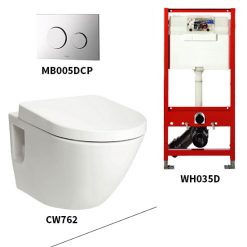 Bộ bồn cầu treo tường Toto CW762/WH035D/MB005DCP