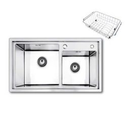 Chậu rửa bát 2 hố lệch Daeshin SQS-8245-T