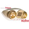 Đèn sưởi nhà tắm Braun Kohn KU02PG