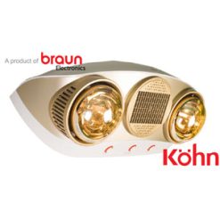 Đèn sưởi nhà tắm Braun Kohn KU02PG