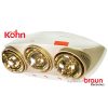 Đèn sưởi nhà tắm Kohn Braun KU03G