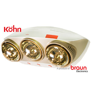 Đèn sưởi nhà tắm Kohn Braun KU03G