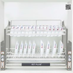 Giá bát đĩa nâng hạ KIT PLUS DLOG60