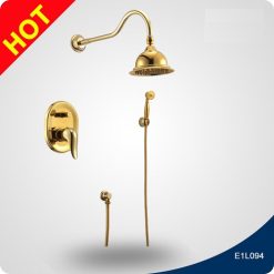 Vòi hoa sen tắm âm tường mạ vàng Daelim L094