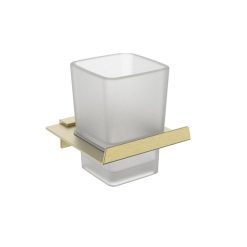 Kệ cốc đánh răng màu vàng chải EcoBath EC211-10BG