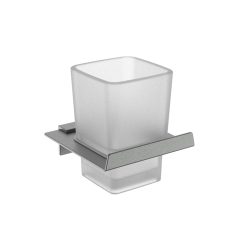 Kệ cốc đánh răng màu ghi xám EcoBath EC211-10BU