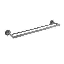 Thanh vắt khăn đôi màu ghi xám EcoBath EC218-09BU