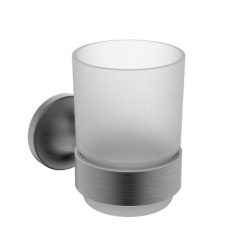 Kệ cốc đánh răng màu xám ghi EcoBath EC218-10BU