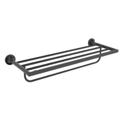 Giàn vắt khăn màu đen mờ EcoBath EC218-12MB