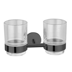 Kệ cốc đánh răng màu đen mờ EcoBath EC270-10MB