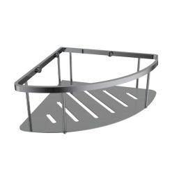 Kệ góc 1 tầng màu ghi xám EcoBath EC4067-1BU