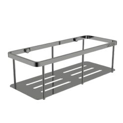 Kệ thẳng 1 tầng màu ghi xám EcoBath EC4068-1BU