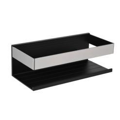 Kệ thẳng nhà tắm màu đen mờ EcoBath EC4074-1MB