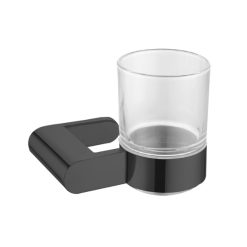 Kệ cốc đánh răng màu đen mờ EcoBath EC888-01MB