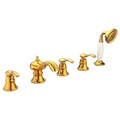 Vòi sen tắm bồn 5 lỗ mạ vàng Elimen G1230907