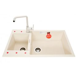 Chậu rửa bát đá nhân tạo Carysil ENC2 Champagne