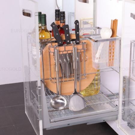 Giá đựng dao thớt inox nan dẹt Eurogold EP20