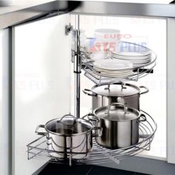 Mâm xoay inox nan bóng mở 1/2 Eurokit DK-180B VIP