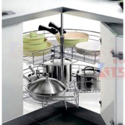 Mâm xoay inox nan bóng mở 3/4 Eurokit GK-270