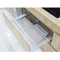 Giá đựng bát đĩa dưới cánh kéo mở Fandi FD3904