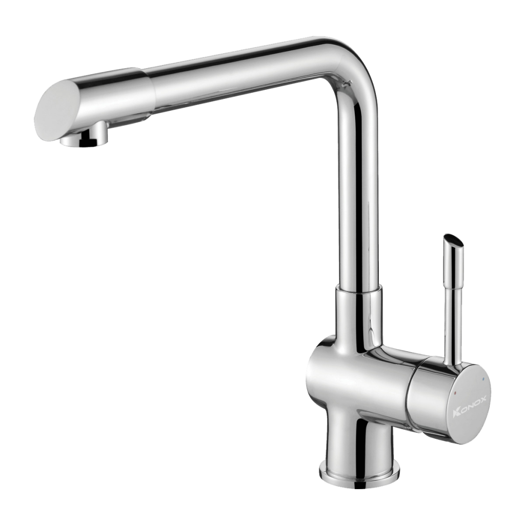 Vòi rửa bát nóng lạnh Konox Felix Chrome