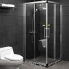 Vách kính theo yêu cầu màu bạc Fendi FKG-1X4