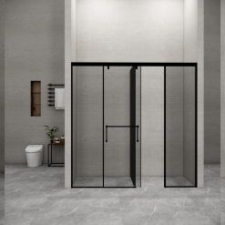 Vách kính nhà tắm Flight FLS-T4 Black
