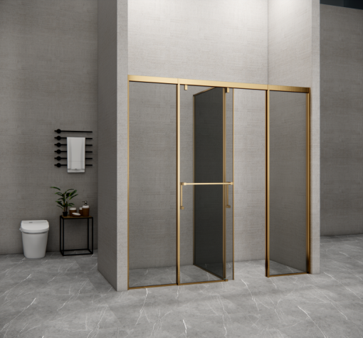 Vách kính nhà tắm Flight FLS-T4 Gold