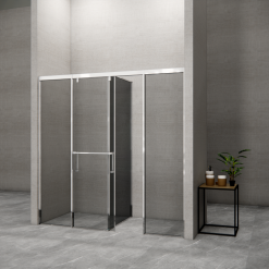 Vách kính nhà tắm Flight FLS-T4 White